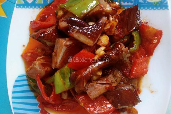 炒腊鸭肉的做法图解5