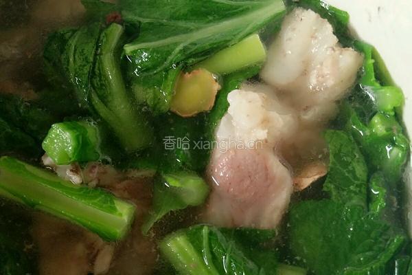 大骨头芥菜汤的做法图解3