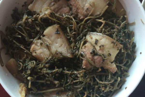 马齿苋干蒸猪肉