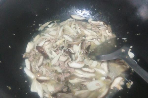 肉沫杂菇汤的做法图解4