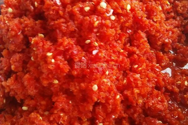 红椒肉酱的做法图解1