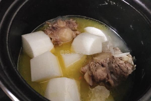 白萝卜牛尾汤的做法图解6