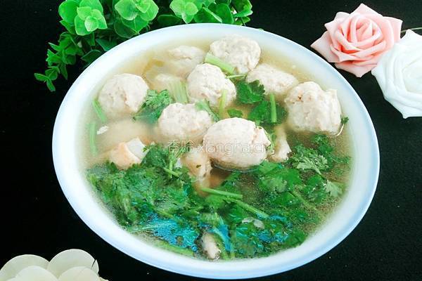 手工鱼丸汤的做法图解17