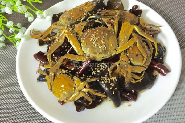香辣醉毛蟹的做法图解12