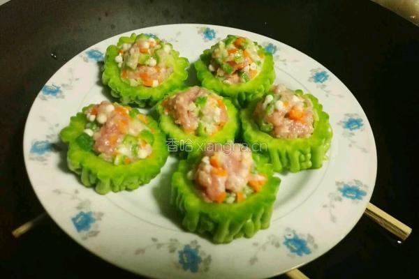 苦瓜酿肉的做法图解5