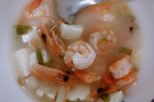 鲜虾豆腐羹的做法图解6