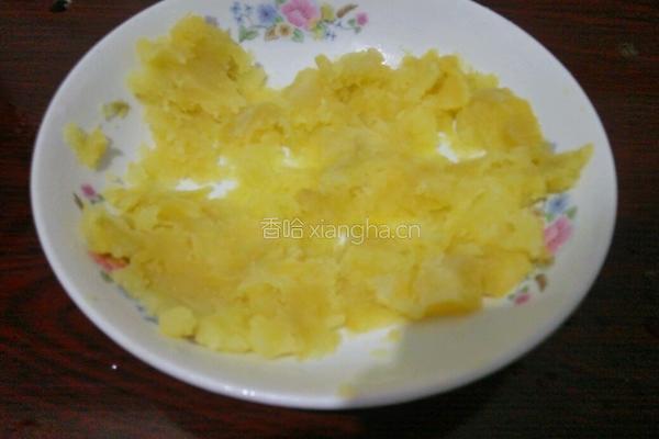 红薯发面饼的做法图解2