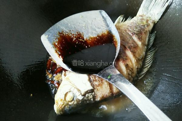 红烧鲫鱼的做法图解5