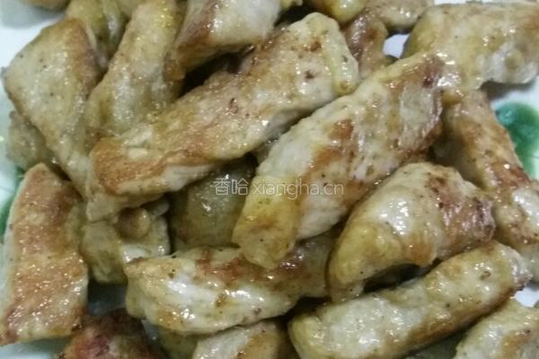 平底锅烤里脊的做法图解4