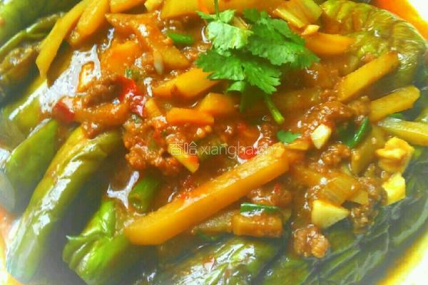 酱香肉末茄子的做法图解8