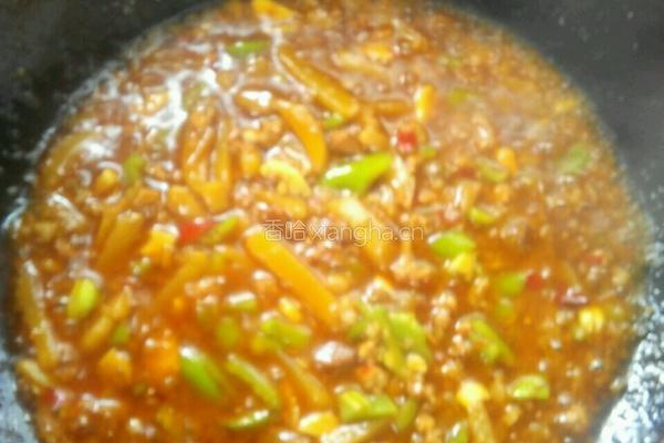 酱香肉末茄子的做法图解7