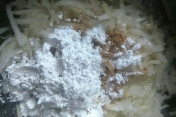 白萝卜丸子的做法图解4