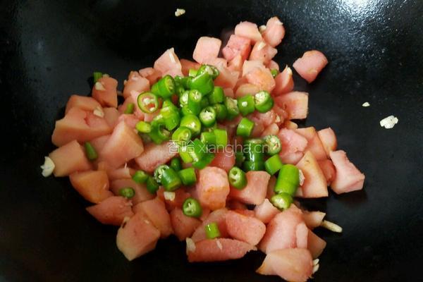 清炒红心柚子皮的做法图解10