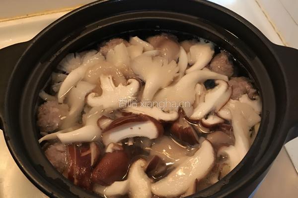杂菇肉丸汤的做法图解5