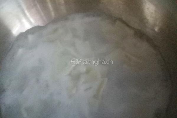 羊肉汆面片的做法图解5