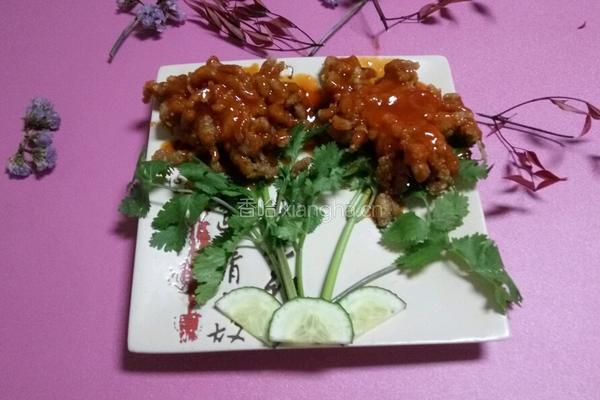 茄汁菊花肉的做法图解16