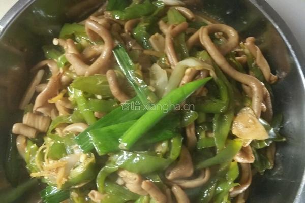 青椒炒鸭肠