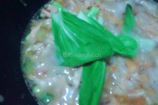 鸿运当头（番茄青菜面)的做法图解8