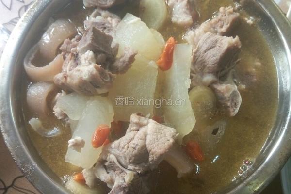 冬瓜排骨枸杞汤的做法图解6