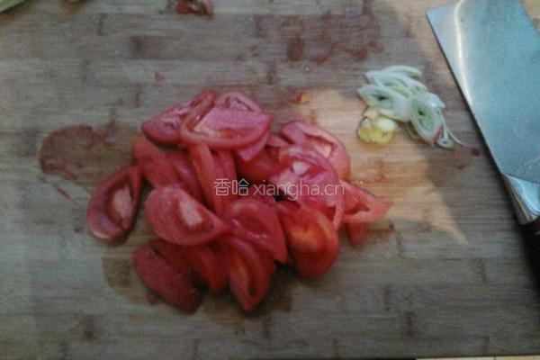 西红柿打卤面的做法图解1