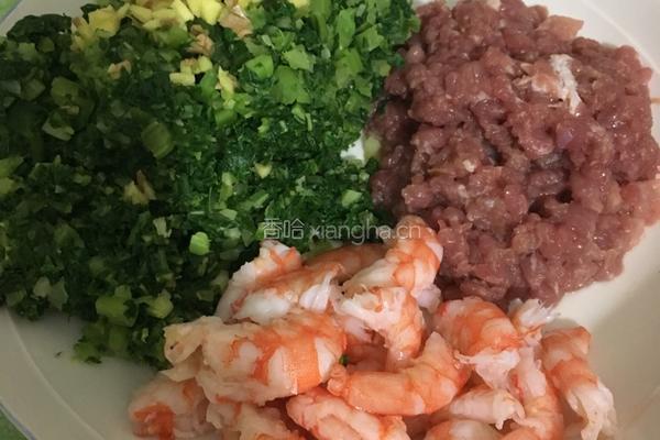 虾仁瘦肉青菜粥的做法图解1
