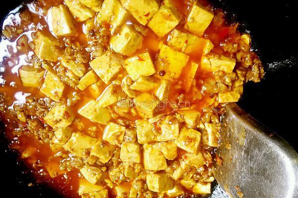 麻婆豆腐的做法图解13