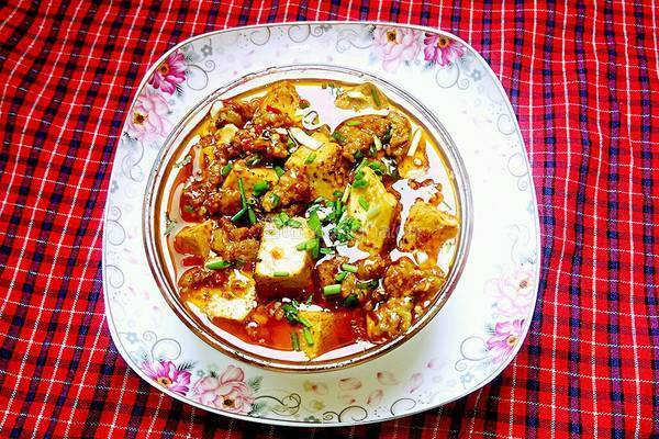 麻婆豆腐的做法图解15