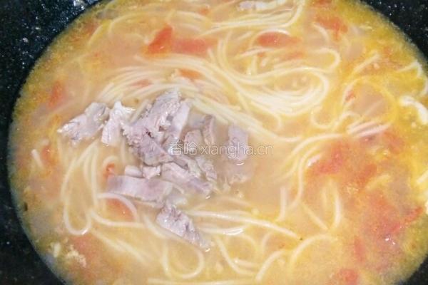 番茄牛肉面的做法图解6