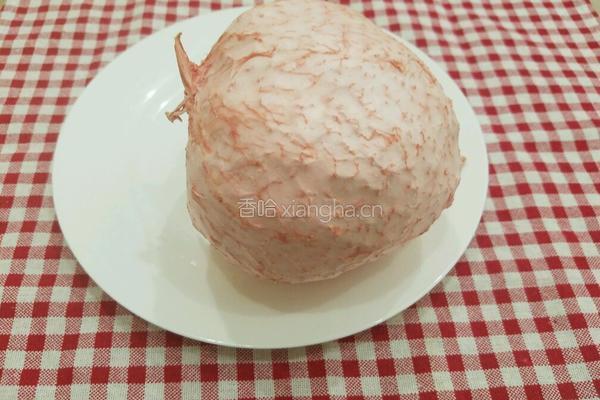 蜂蜜红心柚子汁的做法图解1