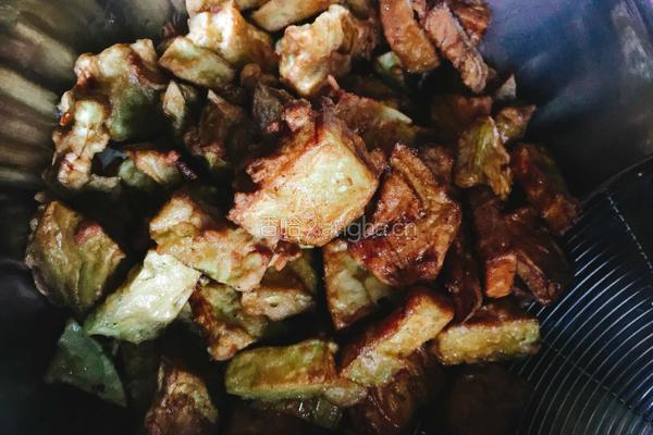 自制红烧茄子的做法图解5