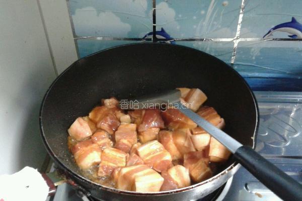 板栗红烧肉的做法图解6