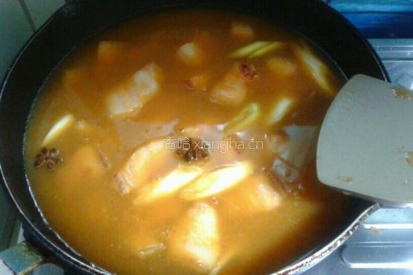 板栗红烧肉的做法图解8