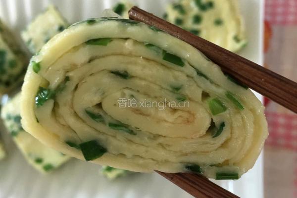 芝麻韭菜鸡蛋卷的做法图解14