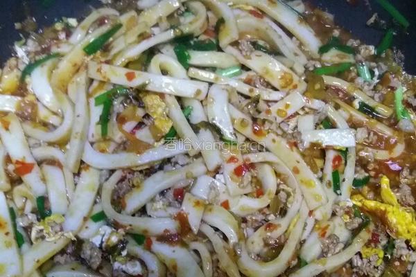 滇味炒饵块的做法图解5