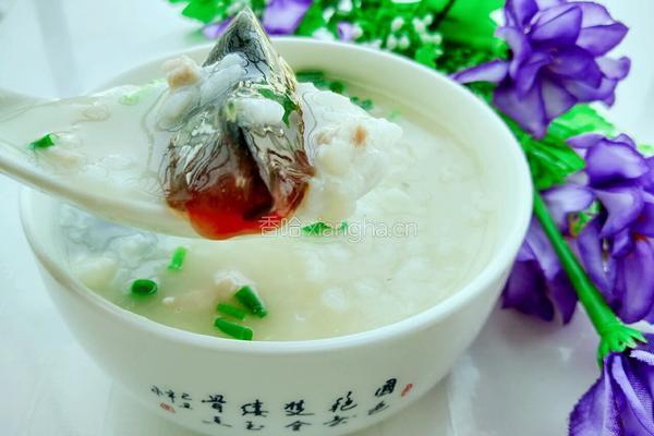 皮蛋瘦肉粥的做法图解4