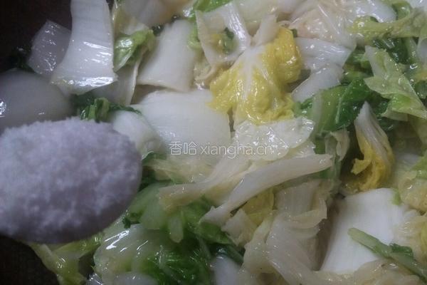 蚝油白菜的做法图解7