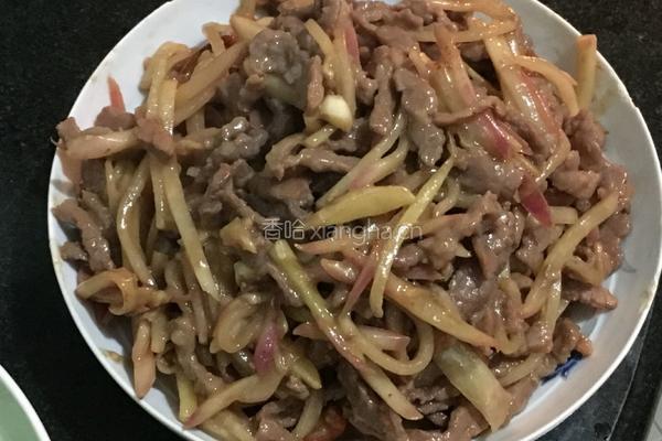 牛肉炒萝卜丝的做法图解7