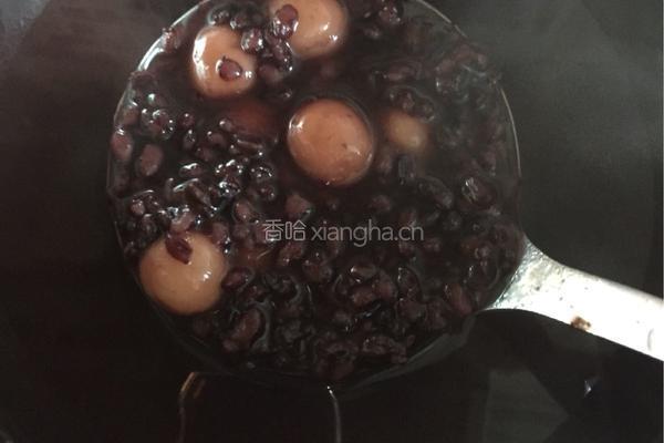 紫米圆子粥的做法图解3