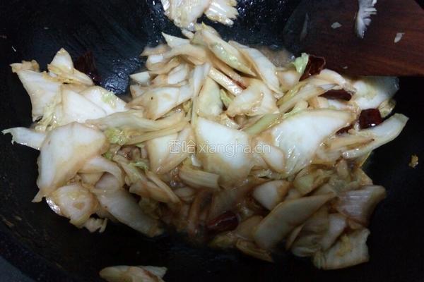 醋溜白菜（辣的）的做法图解8