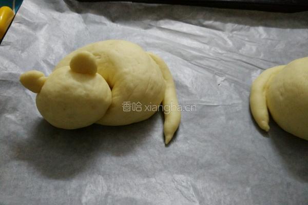 小猫咪面包的做法图解5
