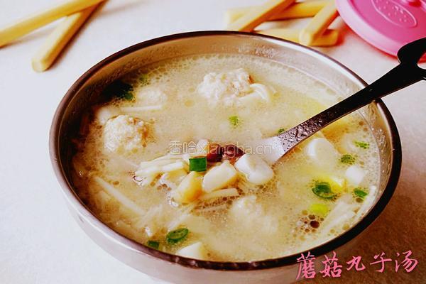 蘑菇丸子汤(宝宝版）的做法图解13
