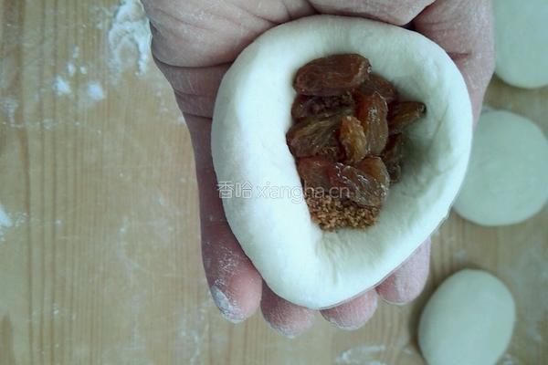 米面混合的馒头和糖饼的做法图解4