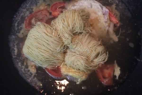 番茄鸡蛋面的做法图解6