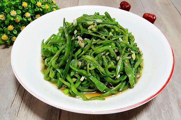 素炒扁豆丝的做法图解7