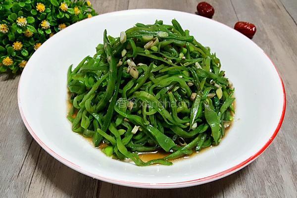 素炒扁豆丝的做法图解6