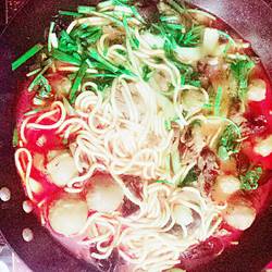 牛肉担担面 火锅的做法[图]