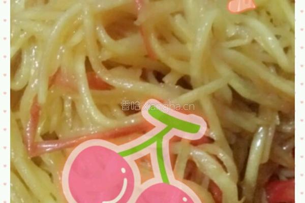 蒜香土豆丝的做法图解5