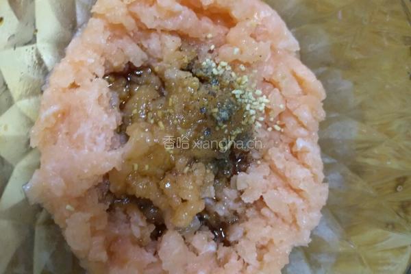 三文鱼蛋皮煎饺的做法图解1