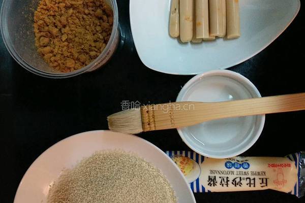 芝香肉松香肠面包的做法图解14