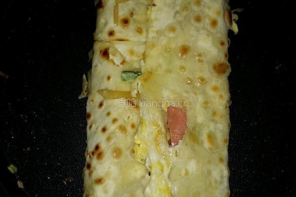 火腿鸡蛋煎饼的做法图解12